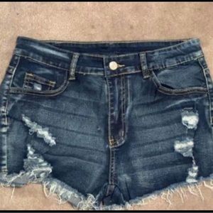 Blue denim Jean shorts